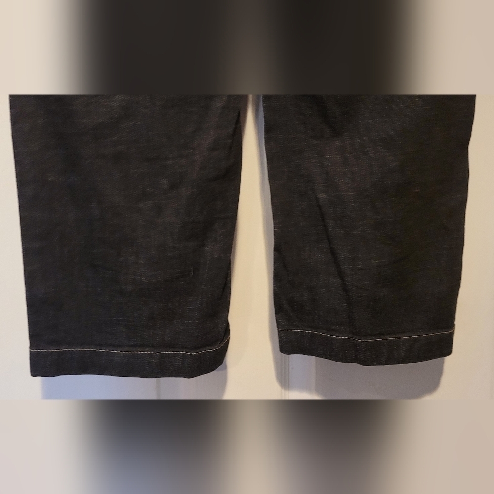 $99 Women's White House Black Market Crop Leg Dark Wash Denim Jeans Size 8 WHBM - Picture 9 of 12
